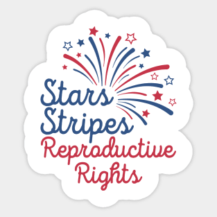 Stars Stripes Reproductive Rights Sticker